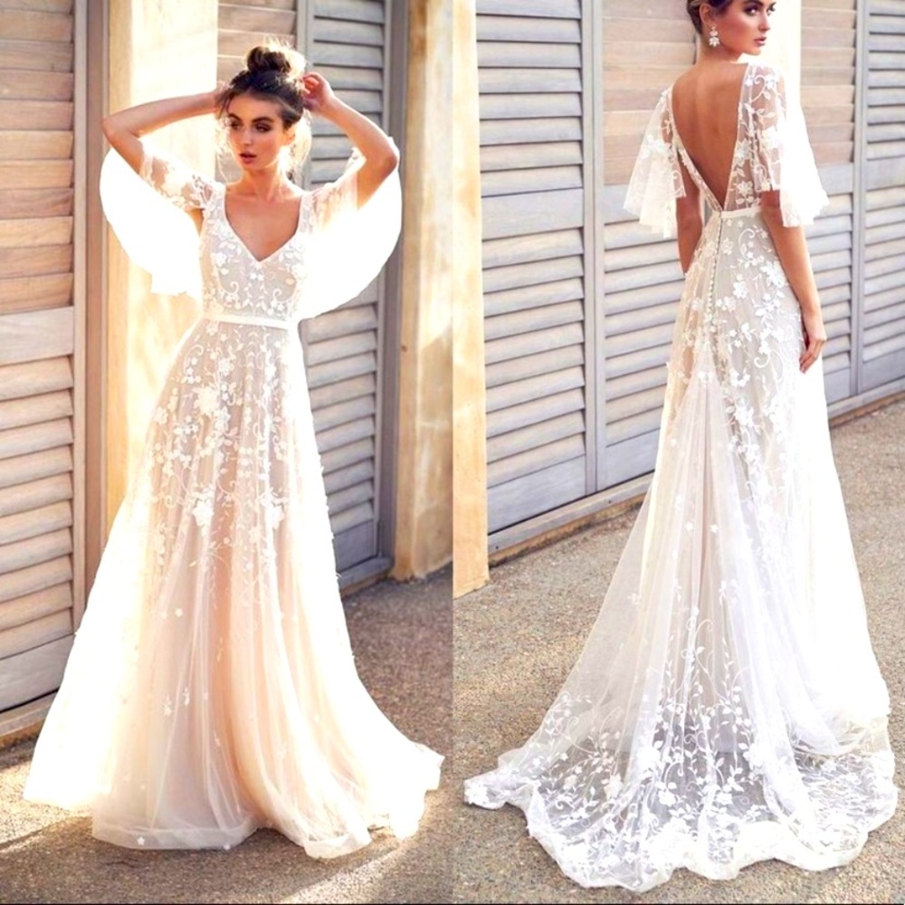 Boho wedding dress